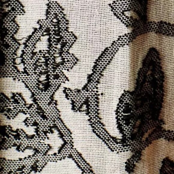 NWT Anthropologie San & Soni Terre Textured Cotton Wide Leg Pants 10 - Picture 16 of 16